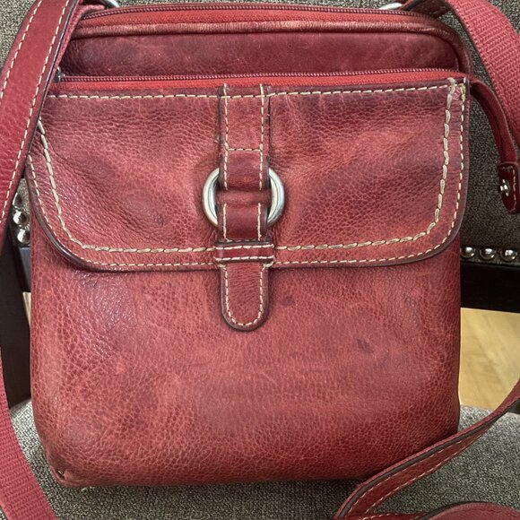 FOSSIL Vintage Red Crossbody bag - Picture 2 of 12